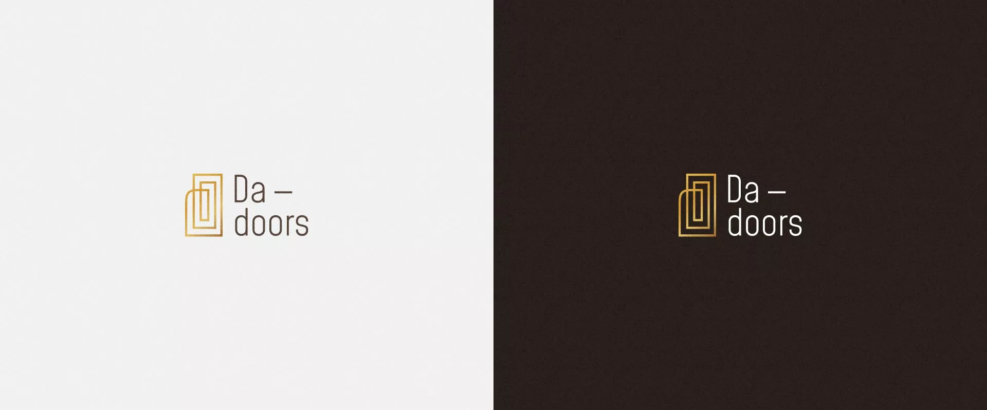 Разработка логотипа для компании «DA-DOORS» в Ейске